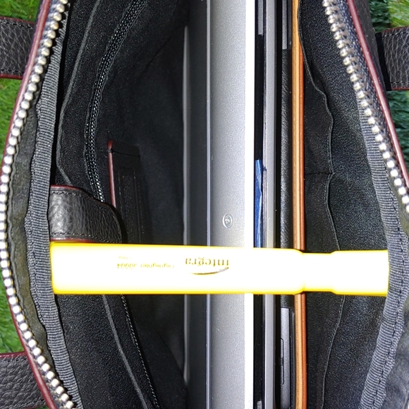 Coach HAMILTON BAG IN PEBBLE LEATHER F11319 Men's - Picture 2 of 2